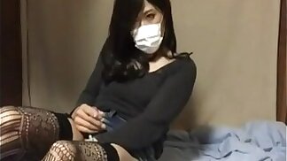 Quarantined Chinese Ladyboy very horny making some tokens